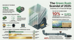 Green Rush Development Bond Scam Infographic
